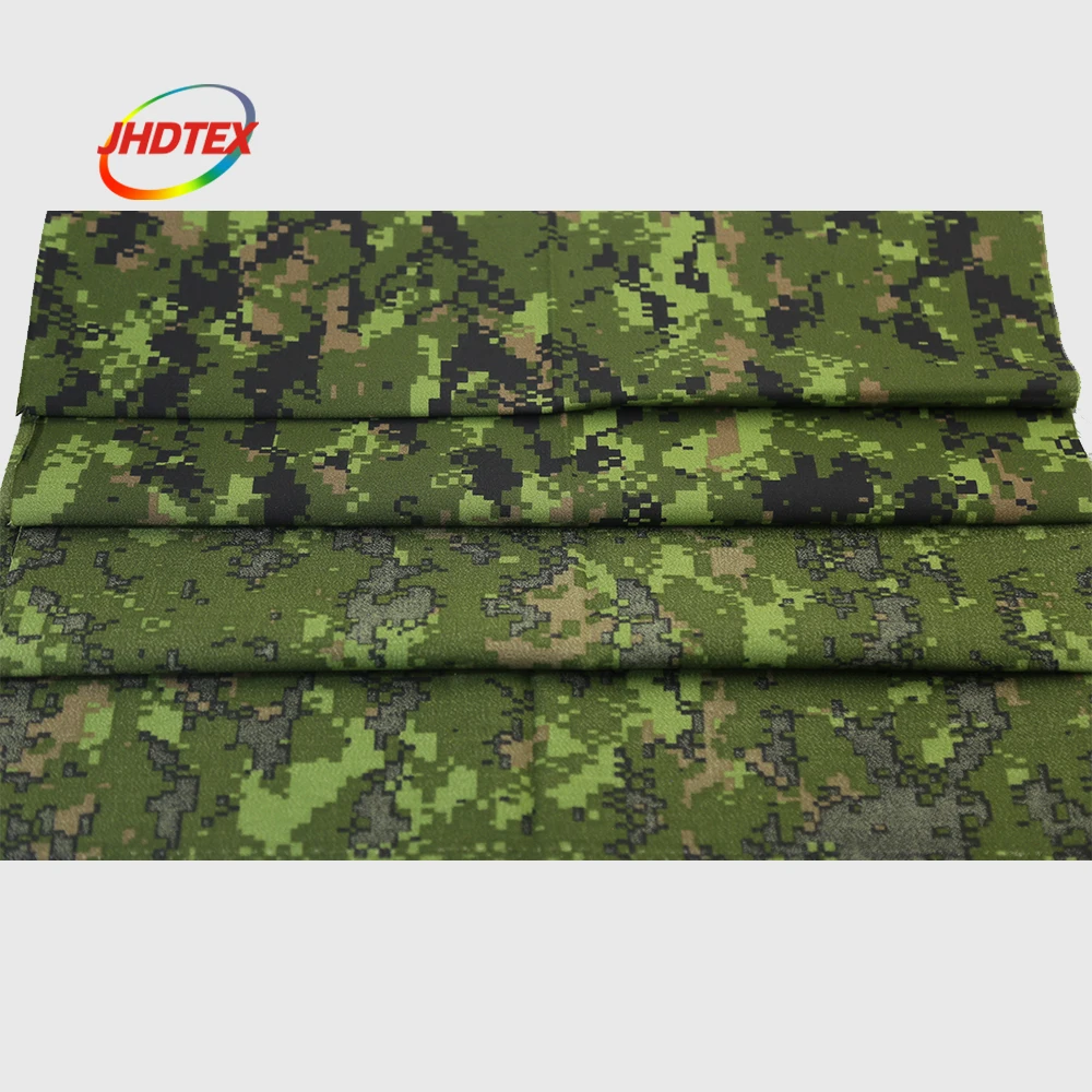JHDTEX 500d nylon cordura woodland camouflage fabric nyco tiger stripe