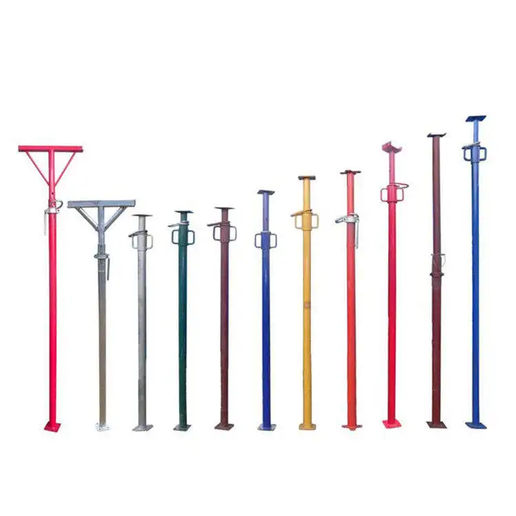 Painted Scaffolding Material Construction Shoring Steel Acrow Props Jack Post