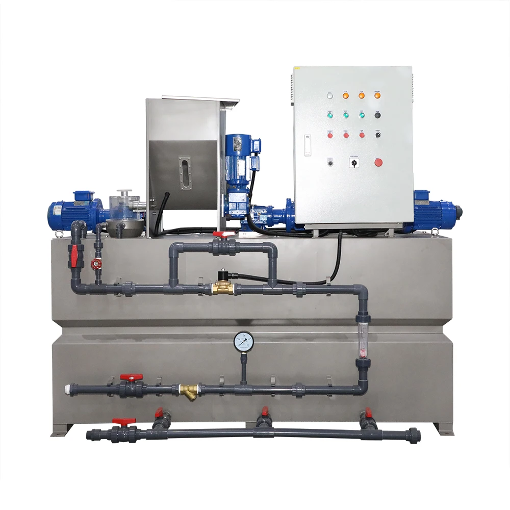 Automatic Pac pam Coagulants Flocculant Chemicals Powder Dosing Feed Preparing Machine Capacity 500~ 6000 L/h