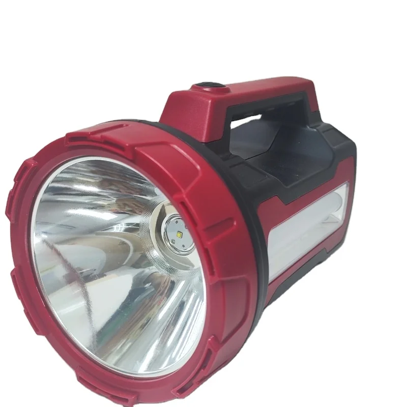 Long Range Hand-held Working Torch Powerful LED Lamp Portable Waterproof Searchlight With Side Light