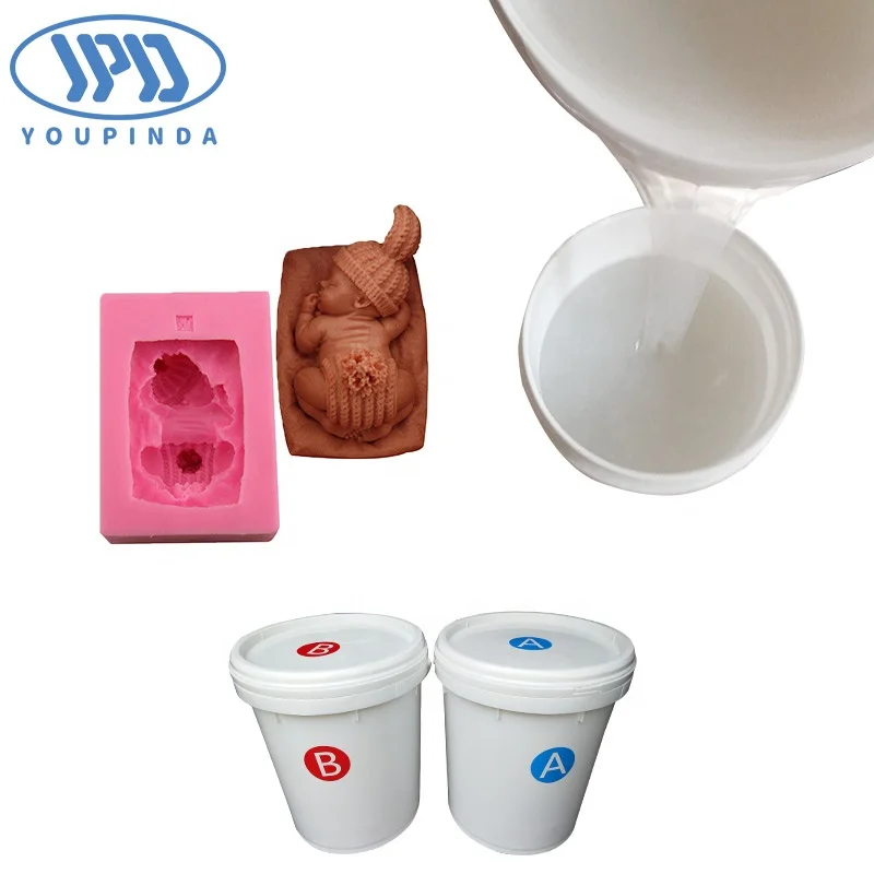 Supply MSDS-certified platinum curing liquid rtv2 silicone rubber for chocolate molds