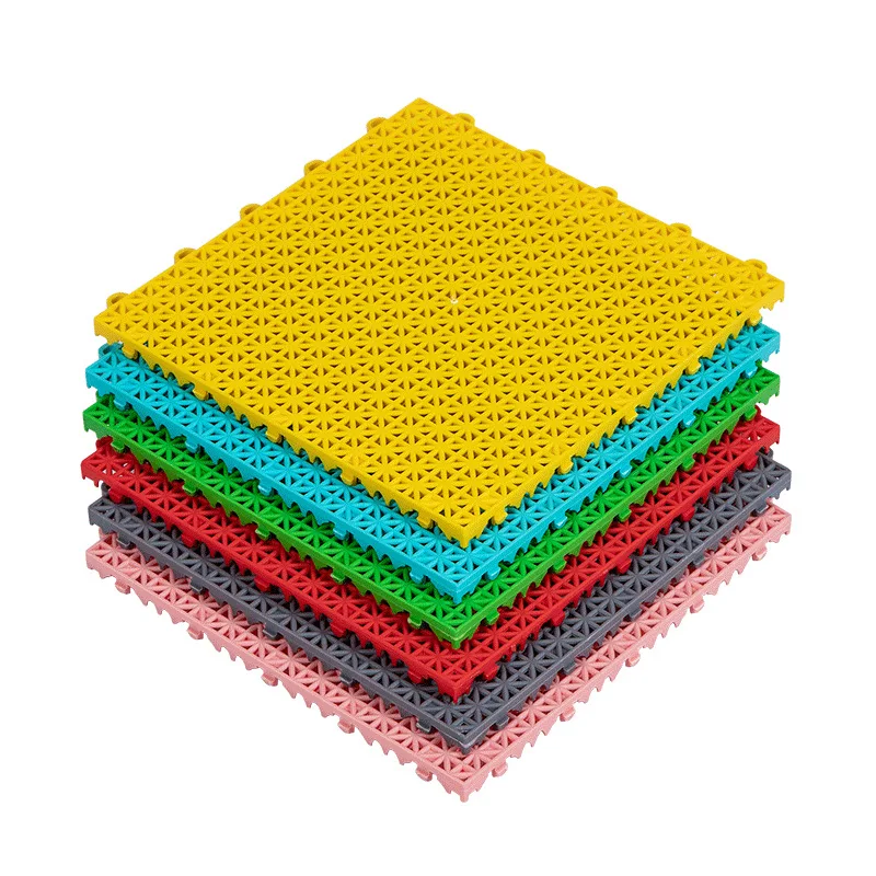 Interlocking PP backyard outdoor flooring plastic flooring outdoor for kindergarten