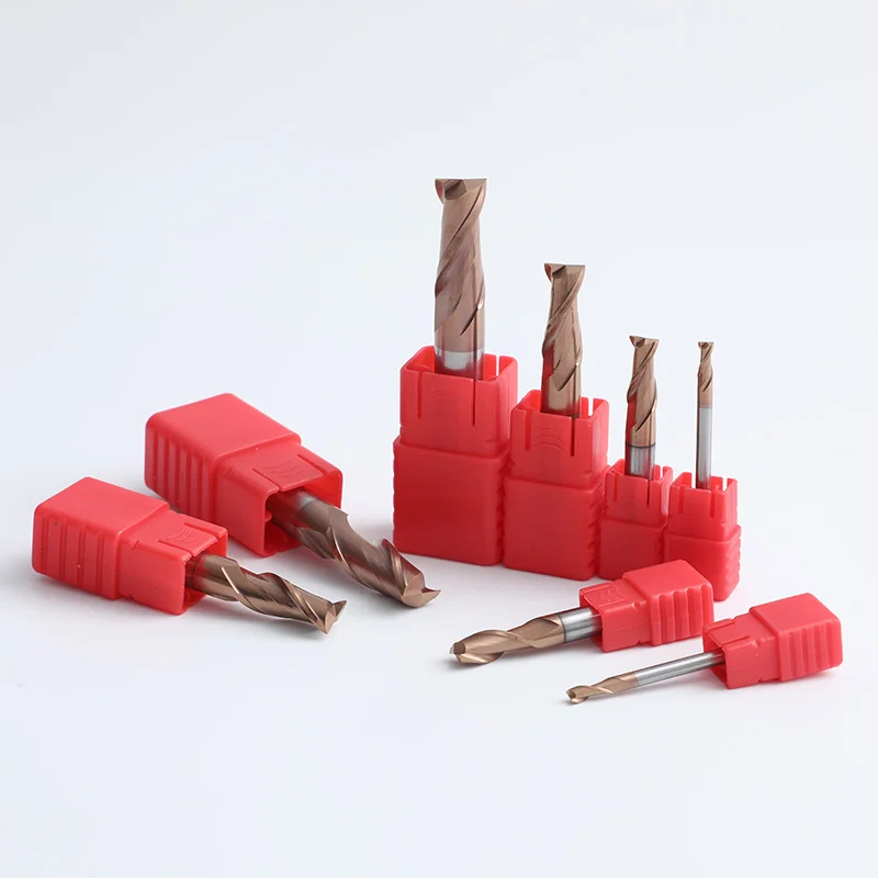 Kexian Best Sell HRC 52 Factory Direct Flute Customized Open Milling Cutter Alloy Square Flat End Mill