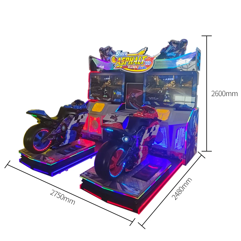 Motor Bike Driving Arcade Motorcycle Game Simulador Coin Operated Racing Game Adults Amusement Machines