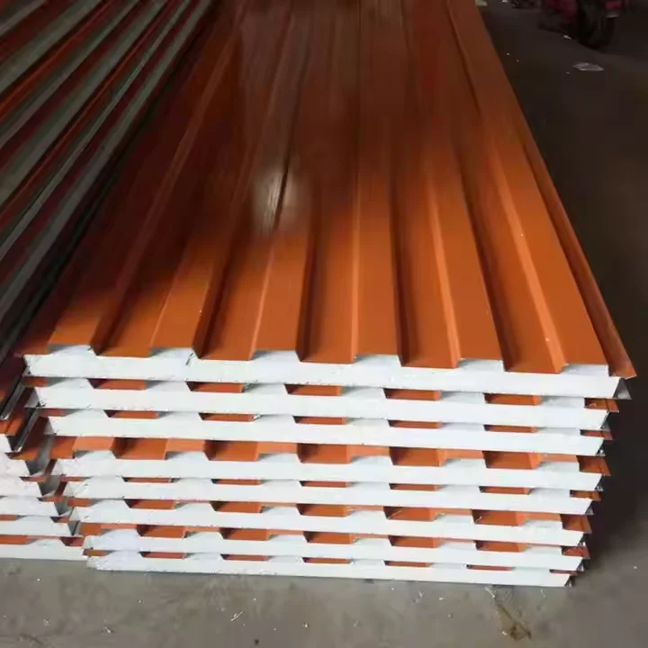 Foam Aluminum Roof Panels Building Plan Steel Structure Insulated Exterior Panel 150mm Pu Sandwich