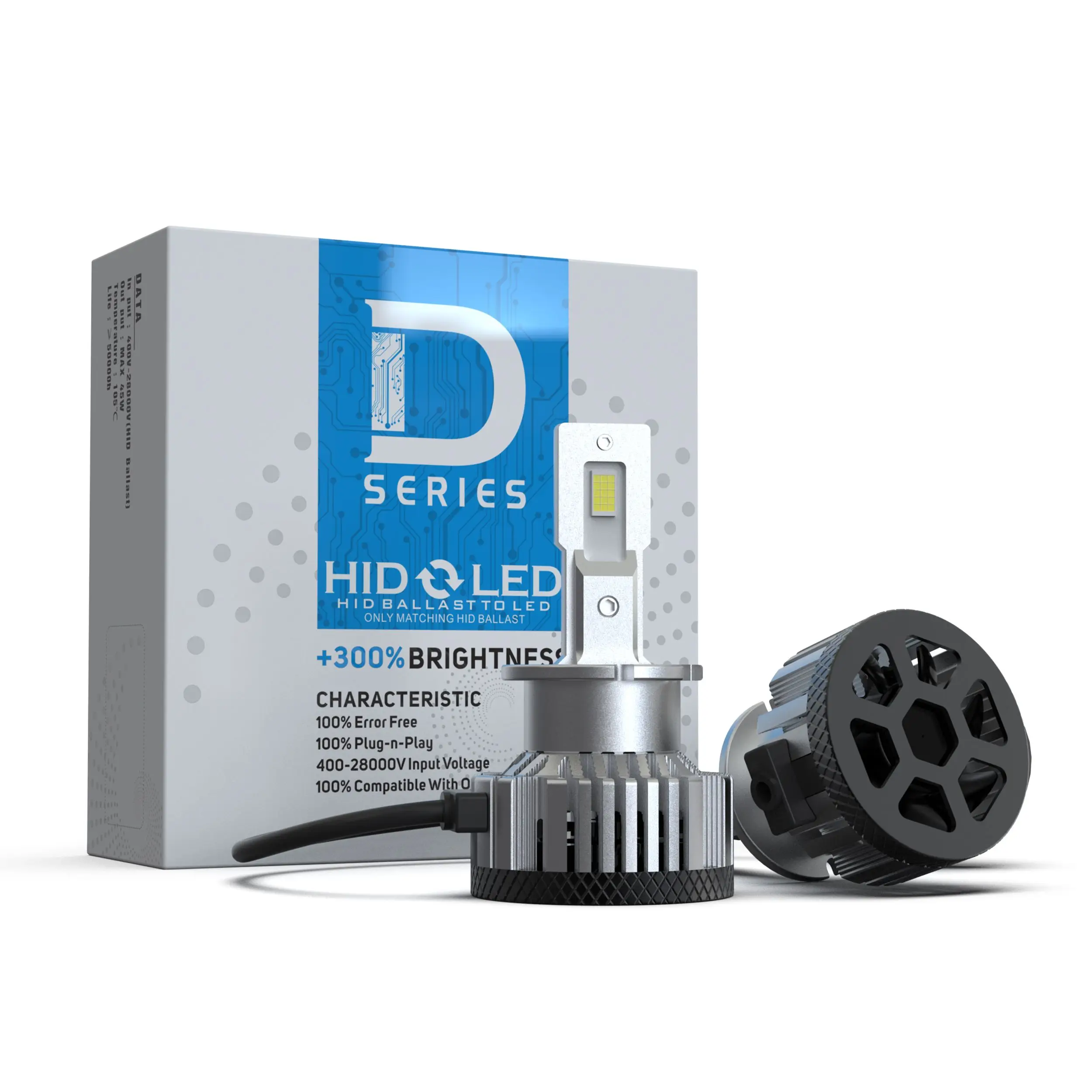 d1s led headlight 35w 55w  d series turbo kit car light bulb 10000lm super bright halogen & xenon headlights