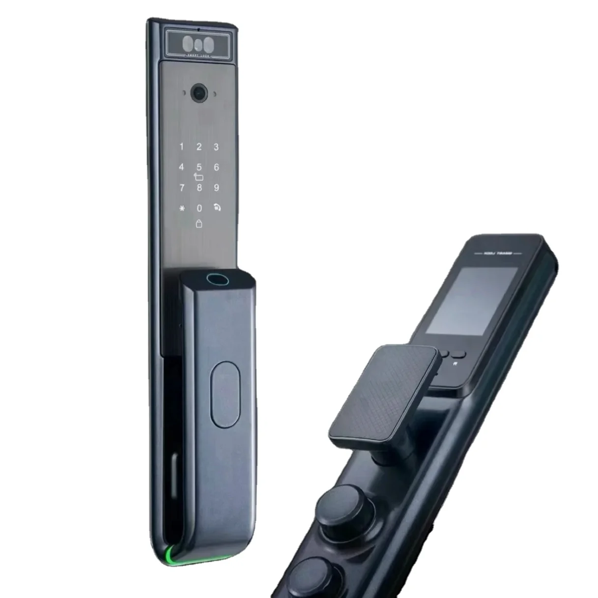 Smart 3D Face Recognition Door Lock Tuya APP Voice Intercom Fingerprint Lock Biometric Electronic Digital Smart Door Lock