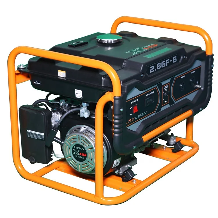 Lifan 2.8GF-6 2.8KW Open Frame Electric Start Gasoline Petrol Generator