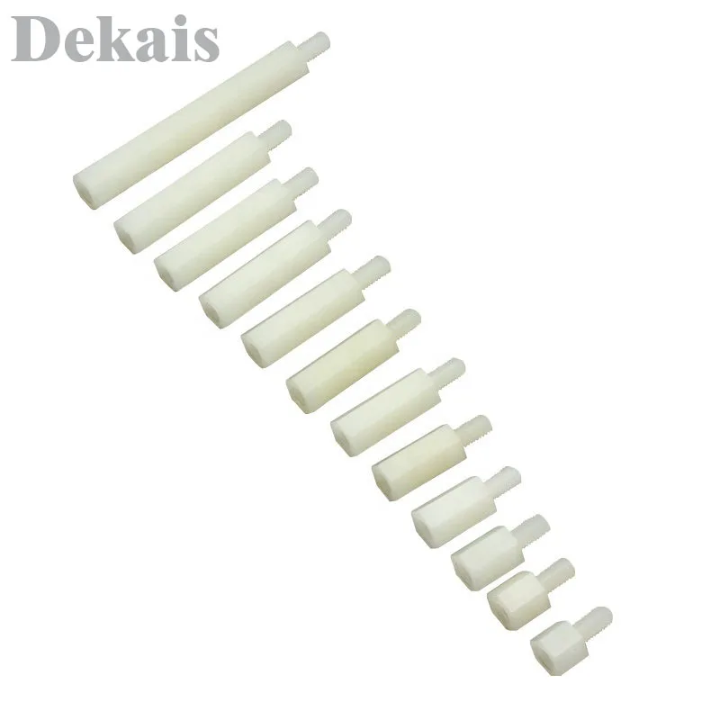 M2 M2.5 M3 M4 Nylon standoffs/ Black hex male to female nylon spacer