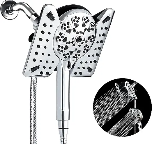 View larger image Add to Compare  Share Galenpoo CUPC hot sale cUPC 2 in 1 Handheld Showerhead And Rain Shower Combo Dual 2 In
