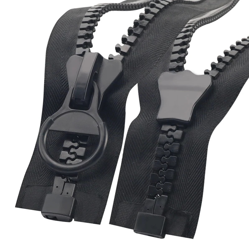 OCO Manufacturer custom big zipper resin zipper extra-large 20# black zipper for sewing Tent Bag sewing accessories