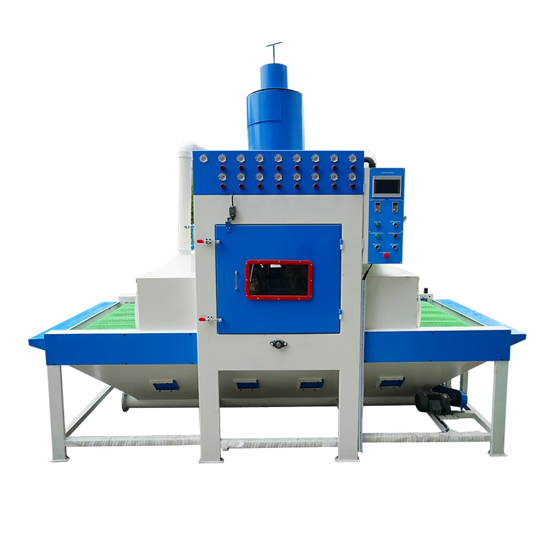 Pipe automatic sand blasting machine