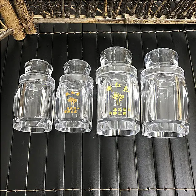 1g 3g saffron container jar plastic saffron packaging bottle
