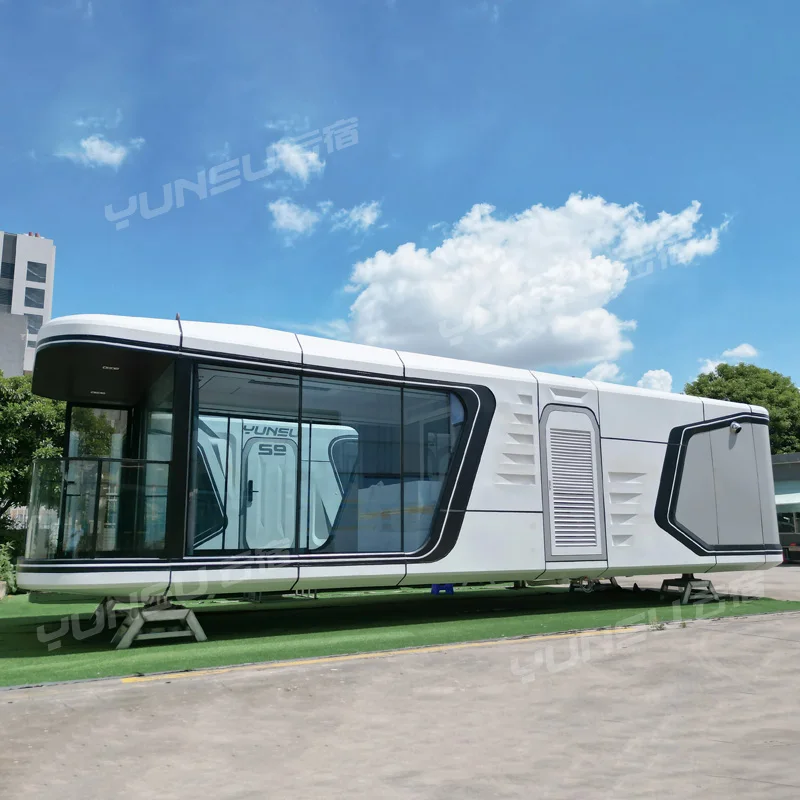 YUNSU 38 Square Meter USA Market Prefabricated MAX Modern Tiny Home Hotel Office Space Capsule House