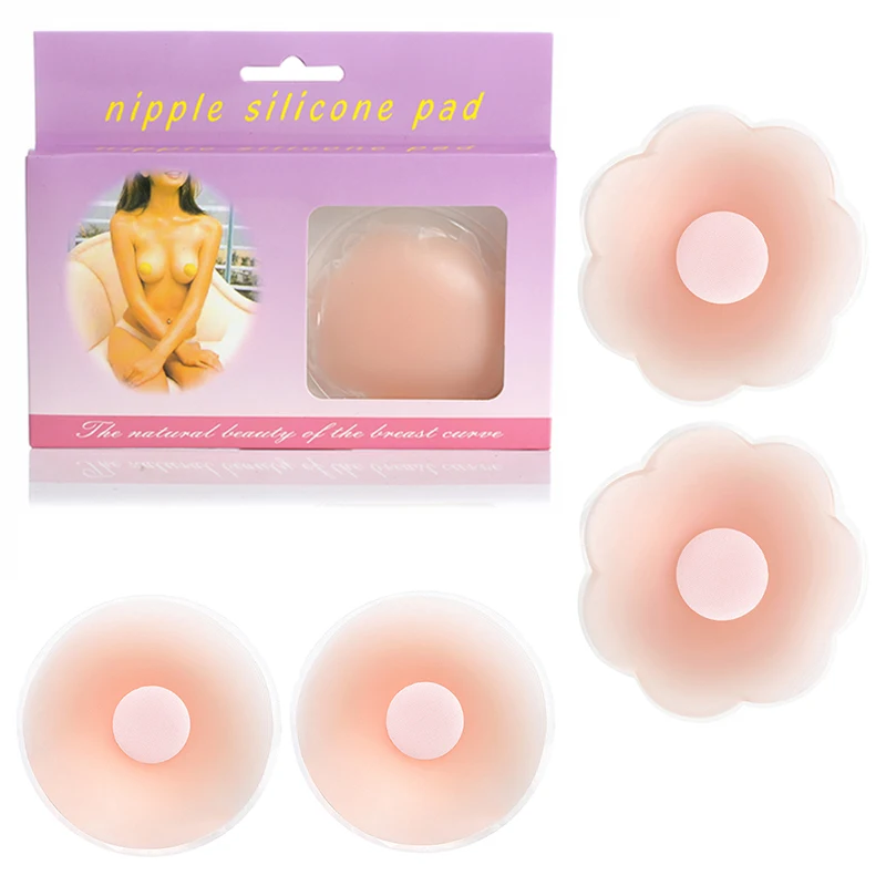 Ladies invisible sexy silicone breast stickers for beautiful breasts and good body