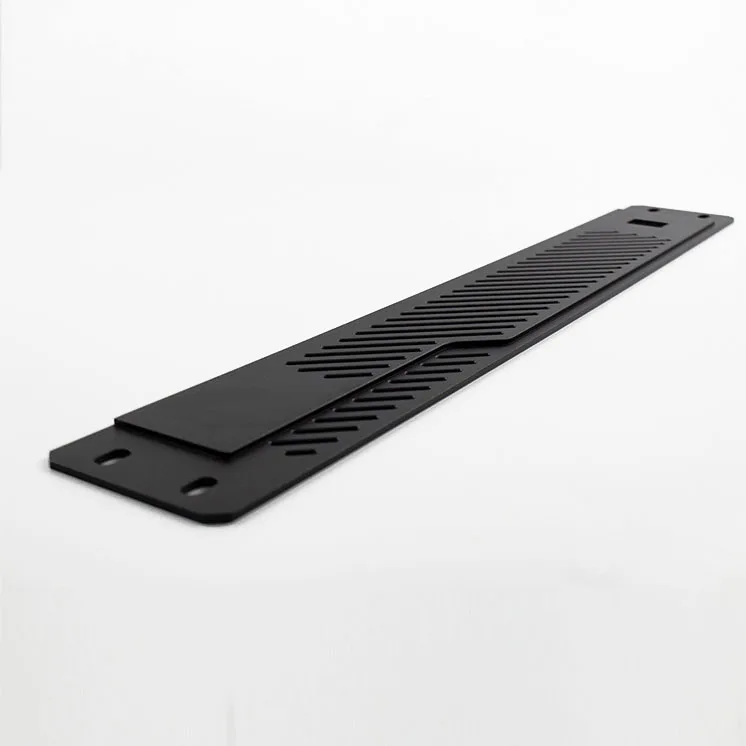 Custom Service Metal Aluminum Steel Amplifier Front Panel Faceplate Face Plate Back Plate for Electronic Instrument