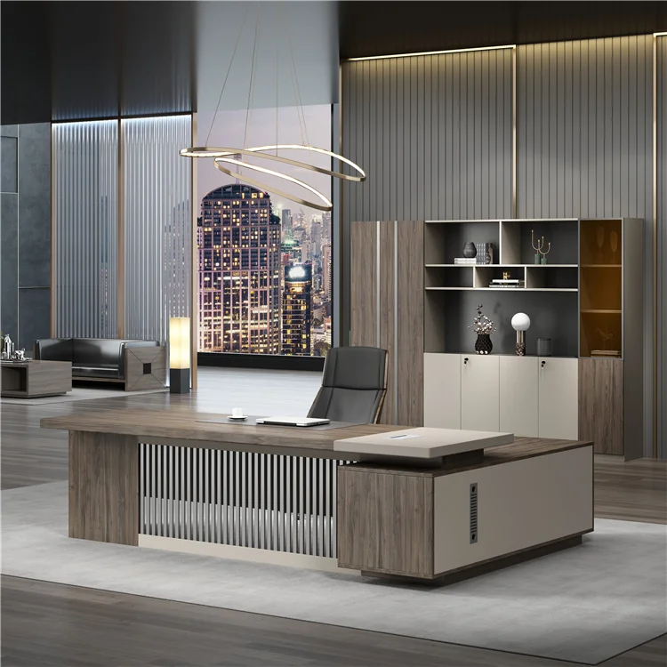Китайский производитель, роскошная мебель для руководителей, простой торговый председатель, коммерческий офисный стол