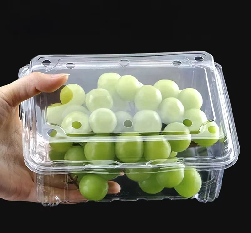 Пластиковый контейнер для хранения с крышкой пищевых продуктов многоразовый пластиковый фруктов и овощей консервации
