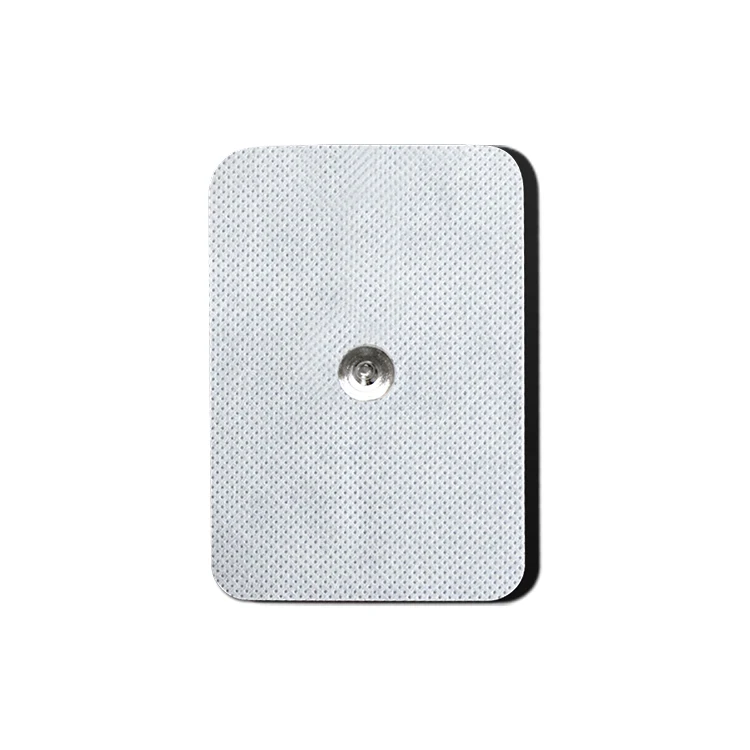 SKYFOREVER high-sensitivity skin-tone 60*90MM 3.5mm button non-woven Tens equipment patch for body health