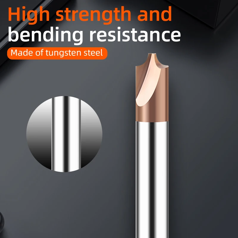 4 Flute R End Mill Internal R Tool Chamfering Milling Cutter Carbide Inner Corner Radius End Mill CNC Milling Cutter