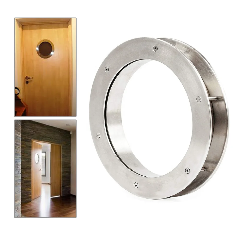 Customized High Quality Polishing Stainless Steel Marine Door Porthole With Vision Glass
