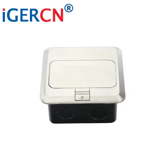 iGERCN brand floor power box  Pop Up Floor Power Outlet EU Russia Spain Socket with 5V 1A USB Charging Port