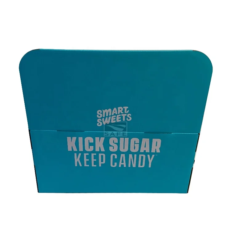 Hot Selling Oem Cardboard Counter Display for Candy Corrugated Table Display Box