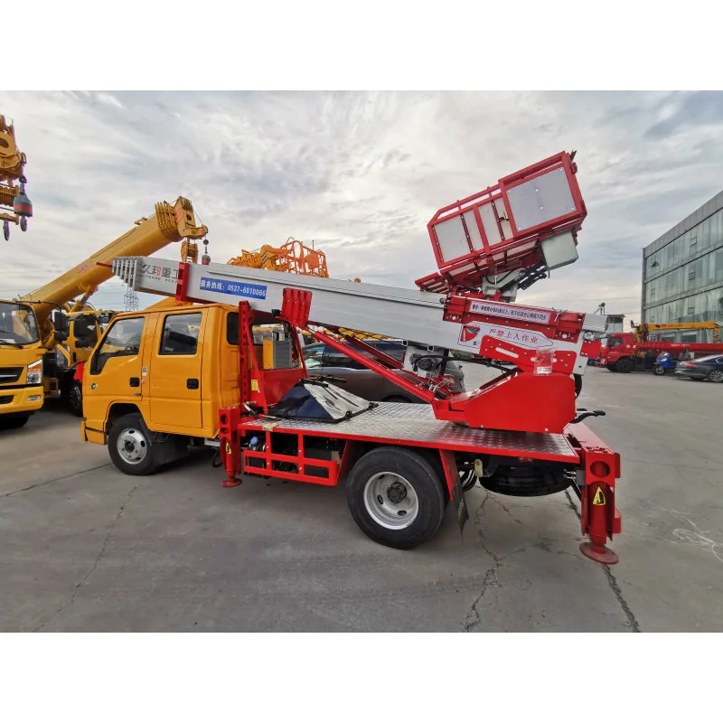 32m truck mounted aerial work platform hydraulic lift platform truck
