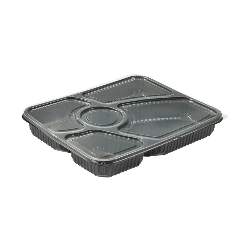 Коробка бэнто одноразовая с крышкой для ланча завтрака суши