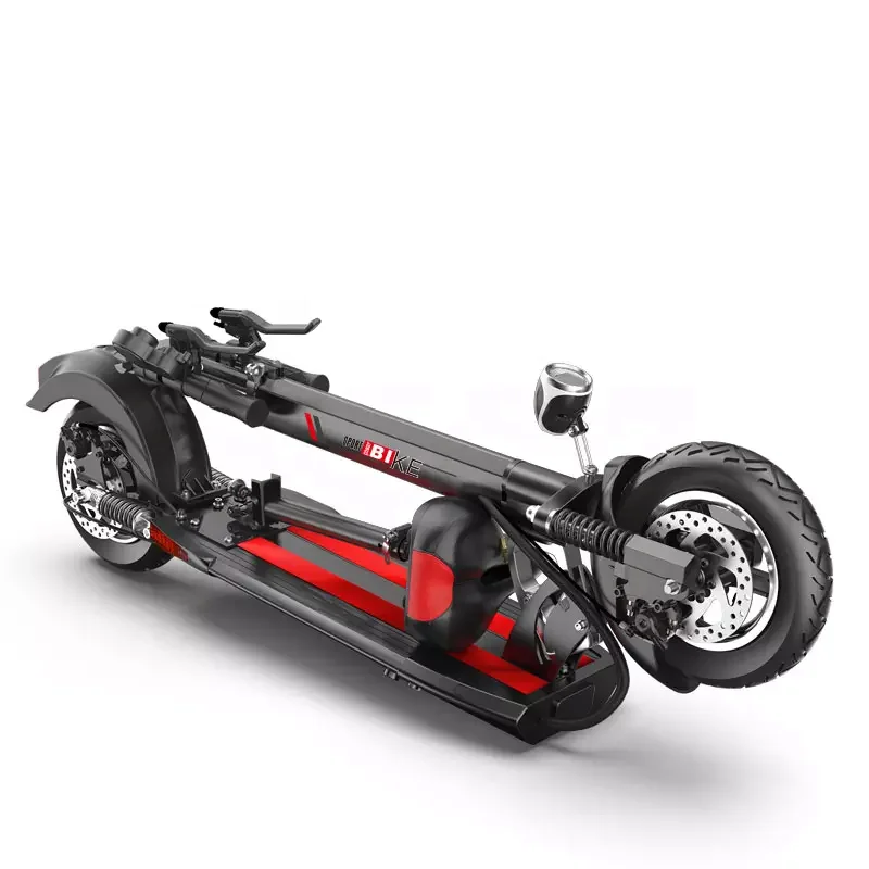Aluminum Alloy 500w 10 Inch Two Wheel High Speed Motorcycle Electric Scooters For Adults