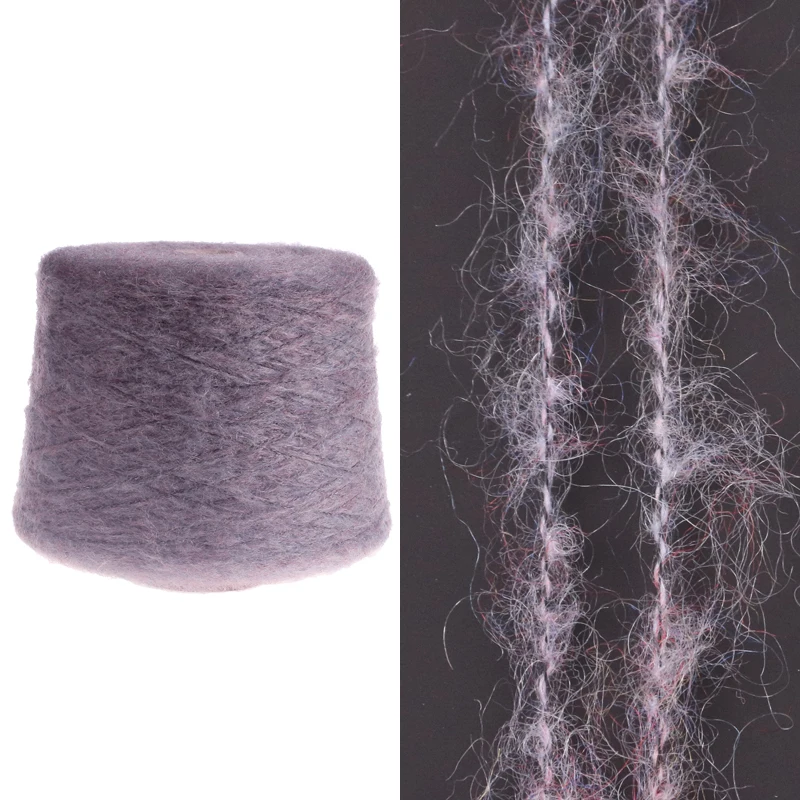 Consinee fancy brushed kid mohair and wool yarn