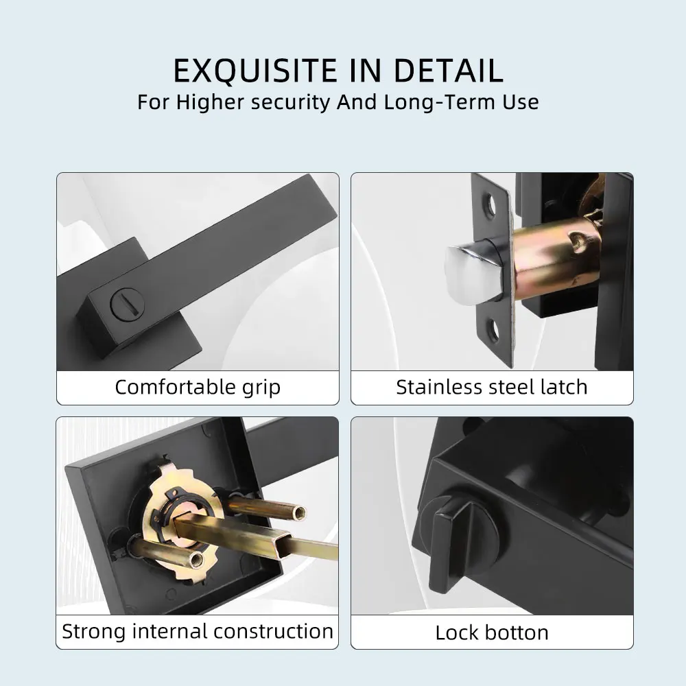 Roeasy keyless entry door lock door  lever oem competitive price german cylinder door lock