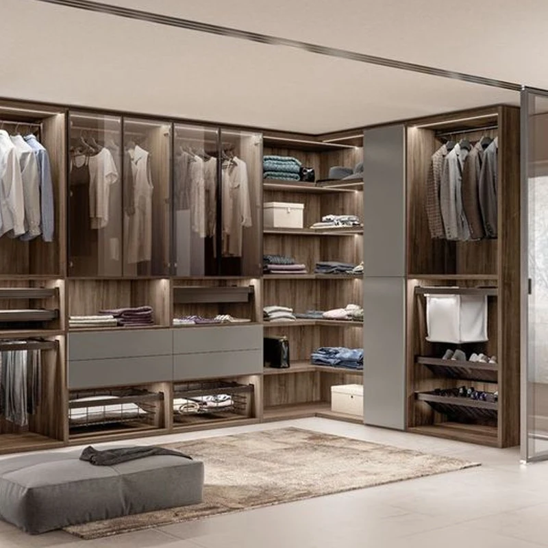Sliding Door Wardrobe Corner Cabinet Top
