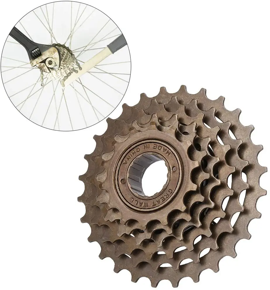 MTB bicycle parts multiple speed freewheel 6S cassette 7S freewheel