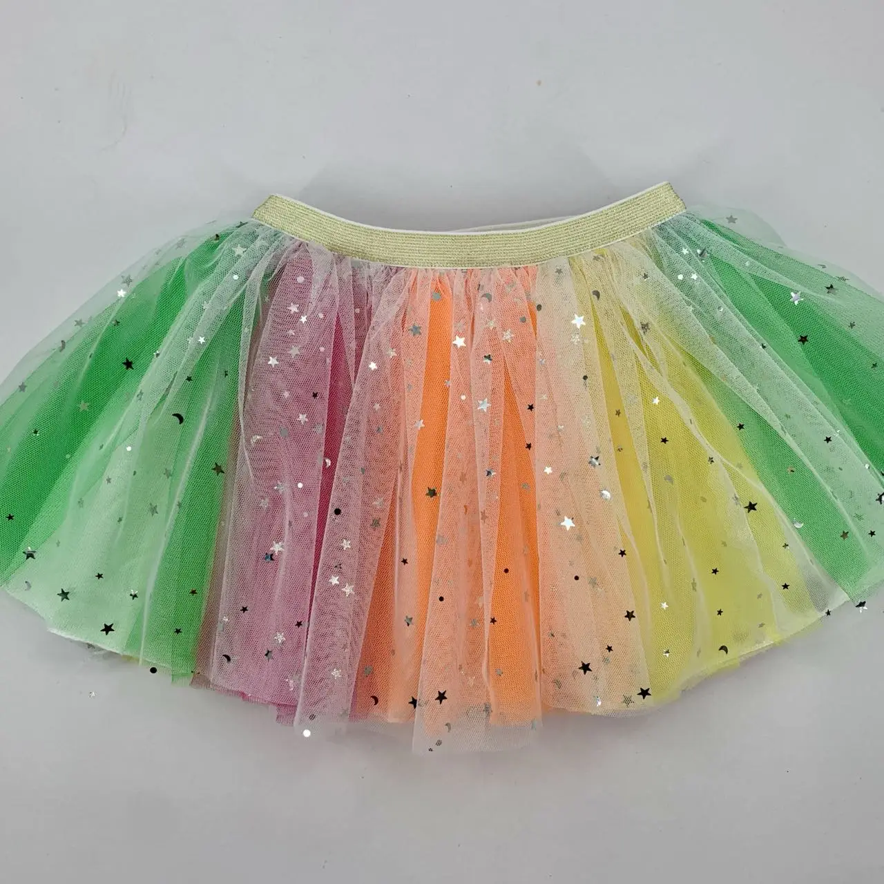 2021 New Model Children Girl  Party Dress Baby Girls Christmas Tutu Sparkle Ballet Dance Skirt
