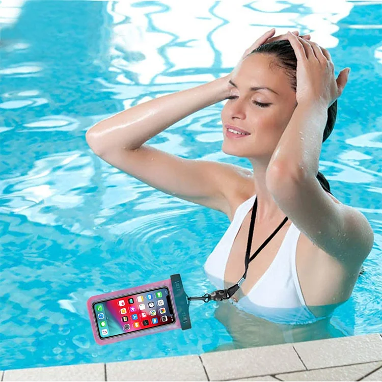 Wholesale Universal Waterproof Bag Pouch Touch ID Fingerprint Supported Mobile Phone Waterproof bag