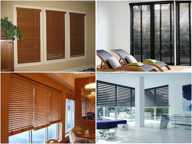 High-class Best Selling Solid Wood Wooden Material Basswood Venetian Blind