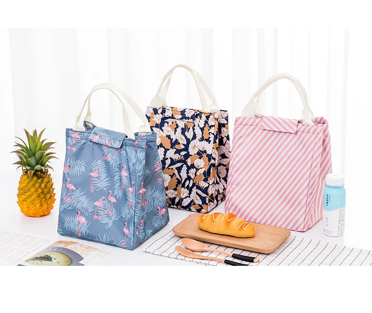 
mini cooler box lunch tote bag for women insulated ice cooler bags 