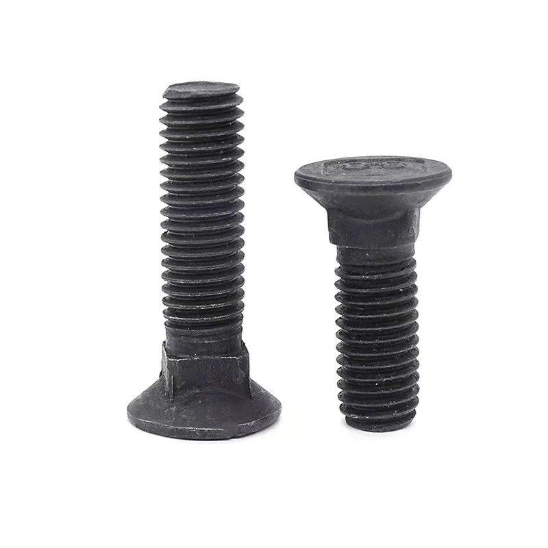 black UNC high strength elevator bolt fasteners