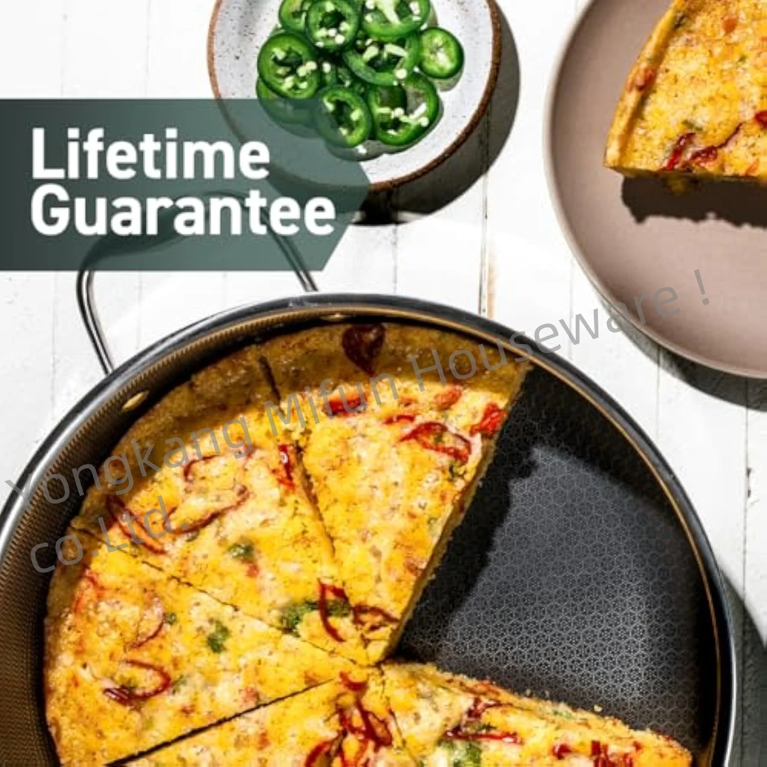 Factory wholesale household Stainless steel kitchenware Coated non-stick pan cookware sets