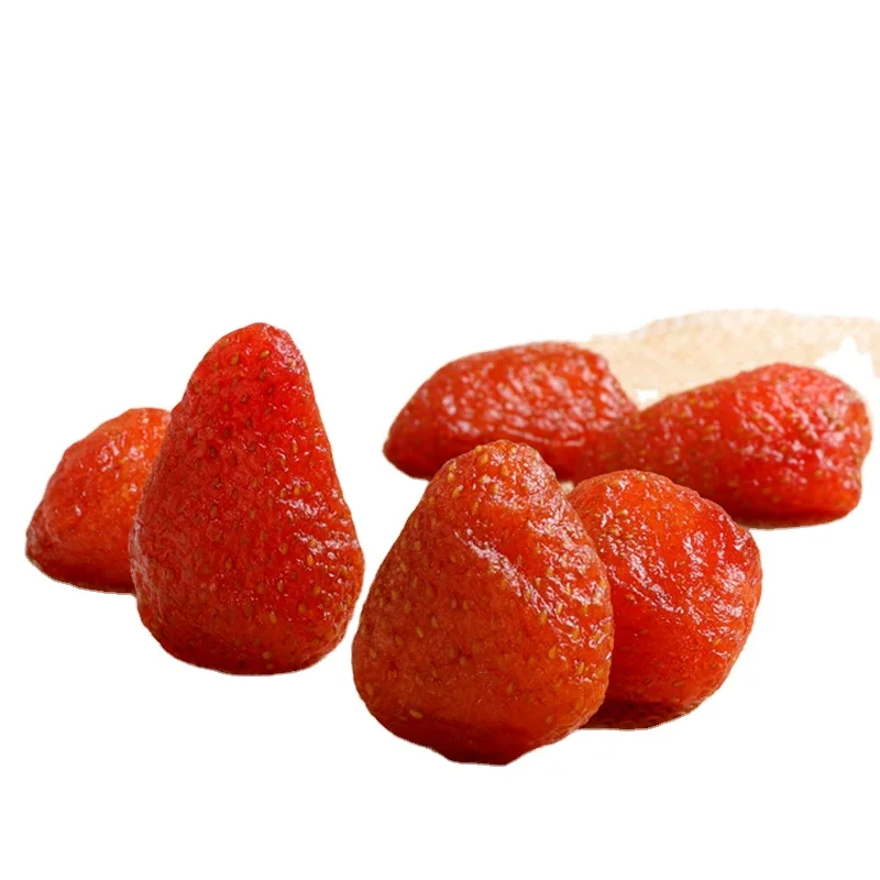 Natural High Quality Dried Strawberries Wholesale Snack Fruit Dried Strawberries