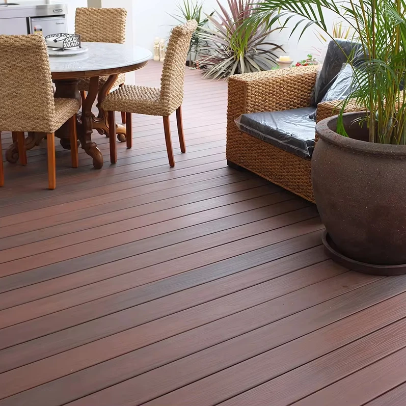LYW easy installation wpc outdoor wpc wood waterproof decking wpc decking floor outdoor