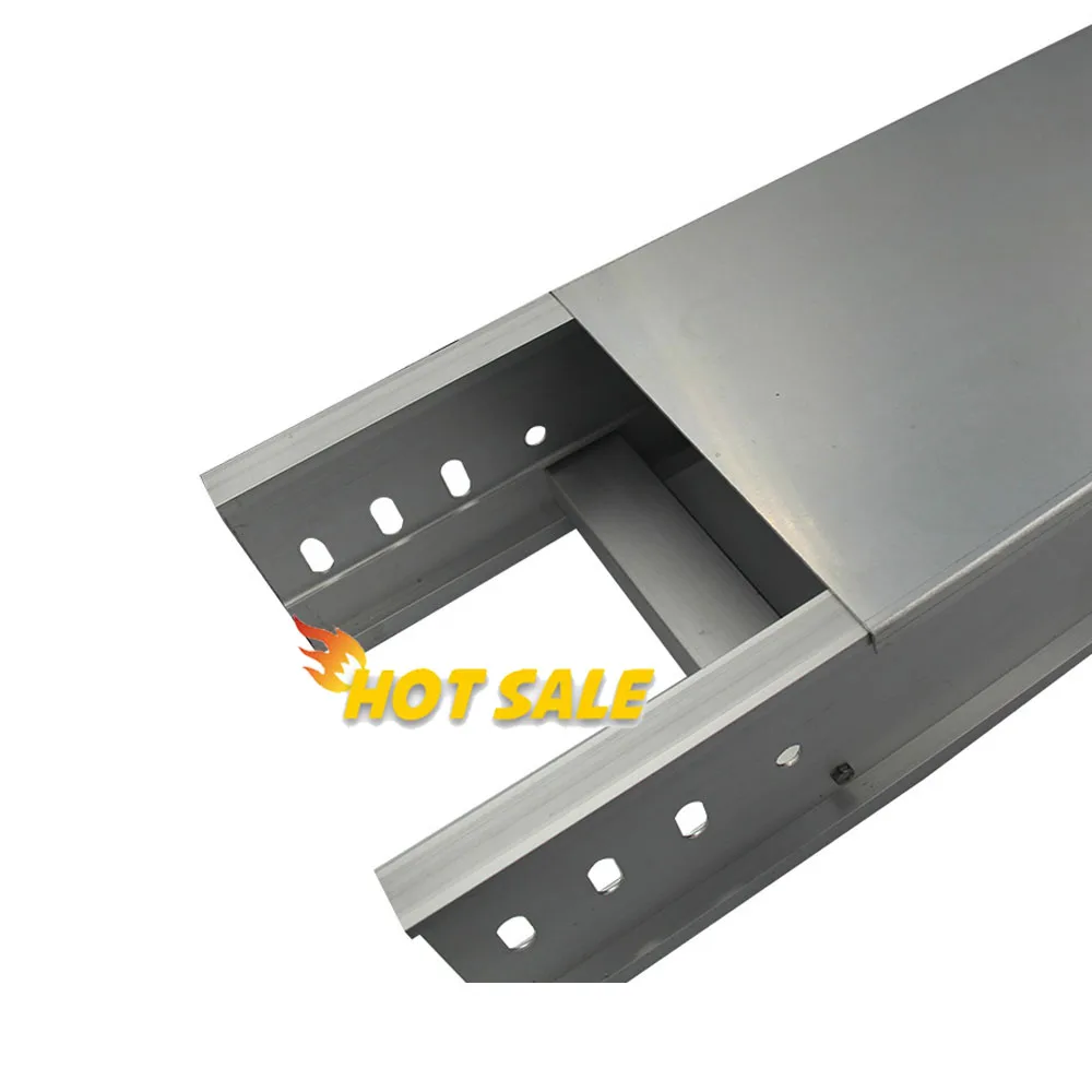 Professional Factory Supply 100*50mm 100*100mm Aluminium Profile Ladder Type Cable Trays