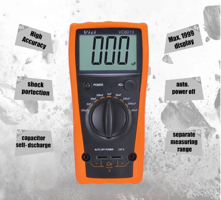 VC6013 capacitance meter 2