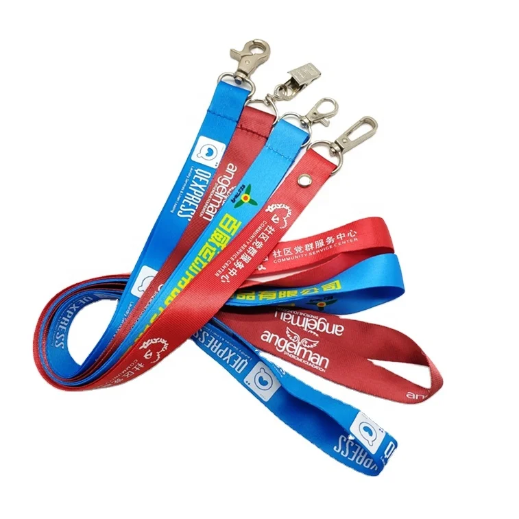 Wholesale lanyard personalized logo custom polyester lanyards