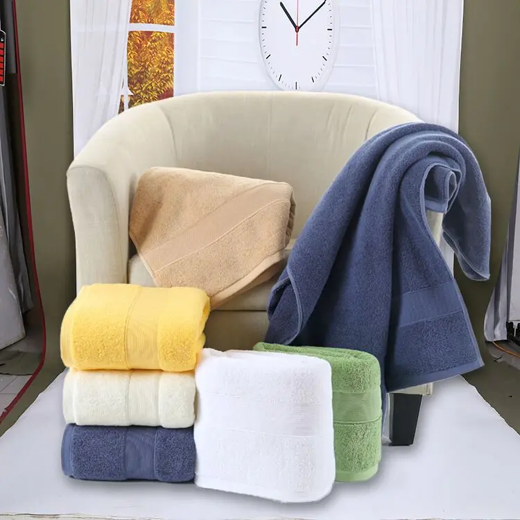 Luxury spot soft comfort star hotel home bathroom bath 100% cotton wool fabric bath towel set