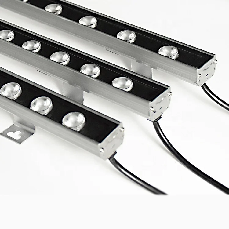 1M 12W LED Wall Washer Landscape light AC 85V-265V 12V 24V outdoor lights wall linear lamp floodlight 100cm wallwasher