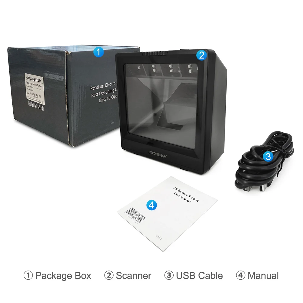 GTCODESTAR GT-9900A High Speed Scanning Barcode Qr code Reader Vending Machine 1D 2D Barcode Scanner Module