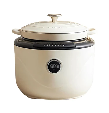 1500W Multi-functional Slow Cooker For household with LCD Display and Knob Control and easy to clean
