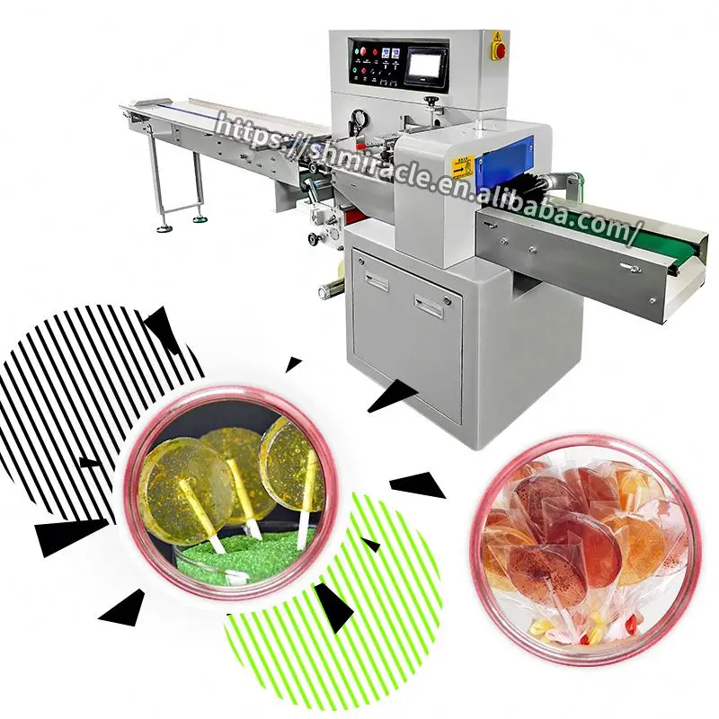 Automatic Automatic Galaxy Lollipop Candy Line Automatic Lollipop Making Machine manufacturing equipment Flat Lollipop Forming